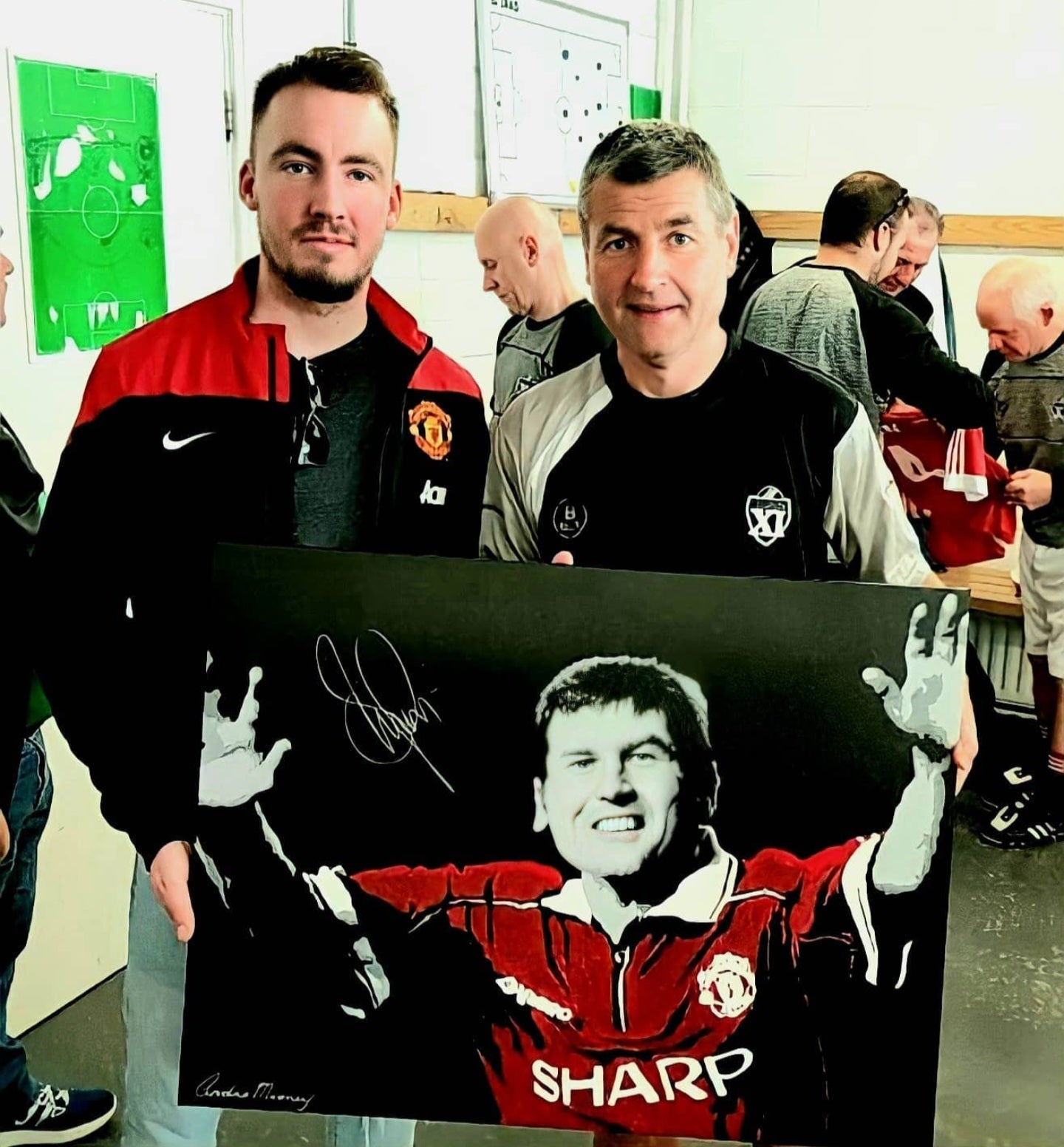 Denis Irwin - Signed Original Painting