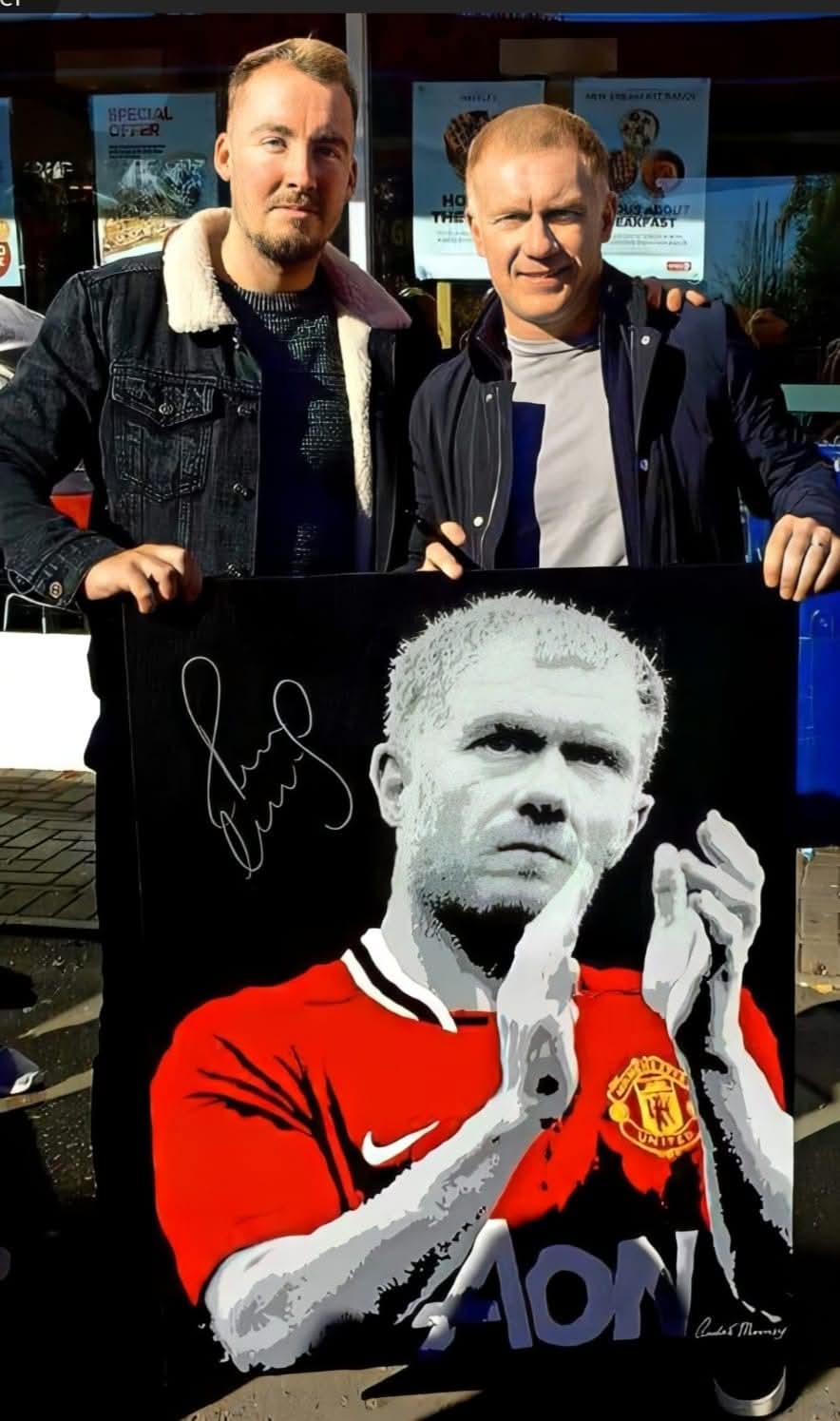 Paul Scholes - Signed Original Painting