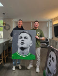 Johnny Sexton - Signed orginal painting